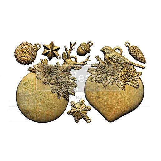 Evergreen Antler Emblem Silicone Mould -castings