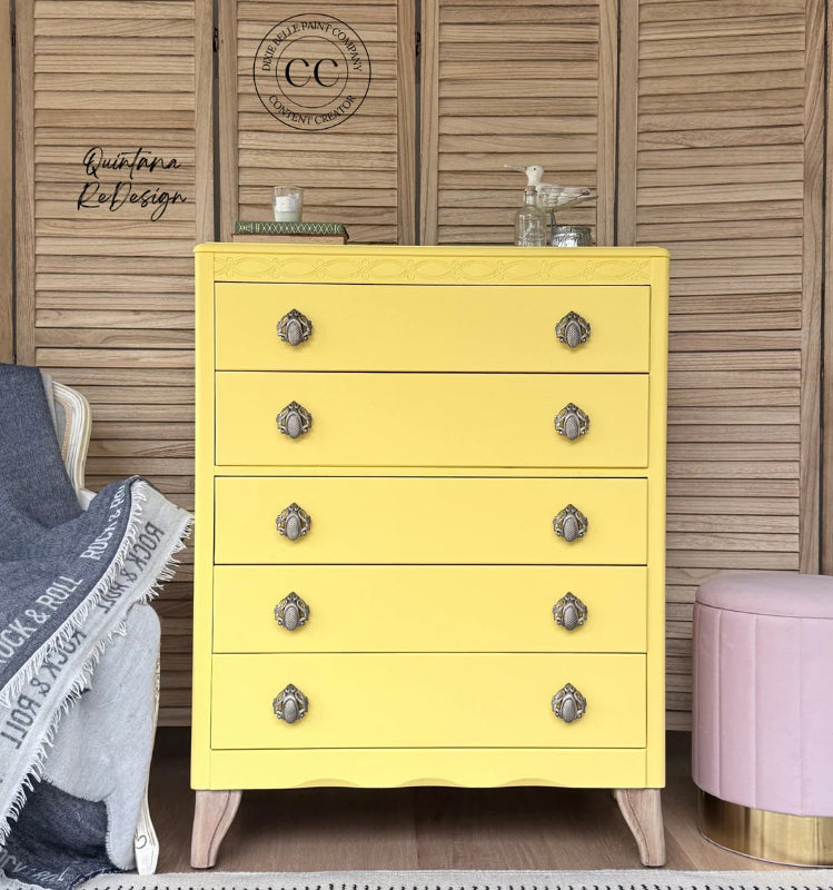 Golden Hour Dixie Belle Silk All-In-One Mineral Paint - golden yellow