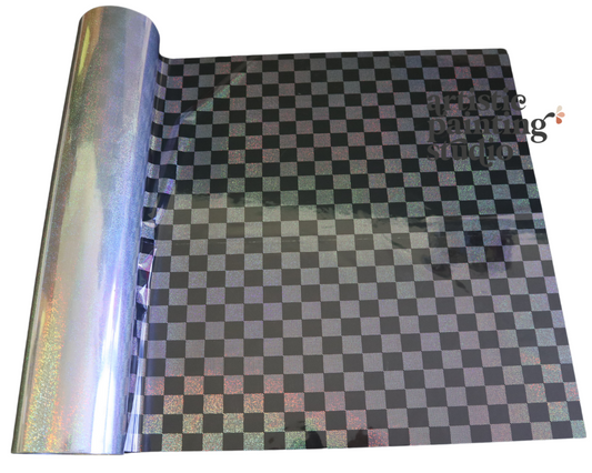 HARLEY HOLOGRAM (Transparent) - Rub On Metallic Foil by APS - Textile Friendly