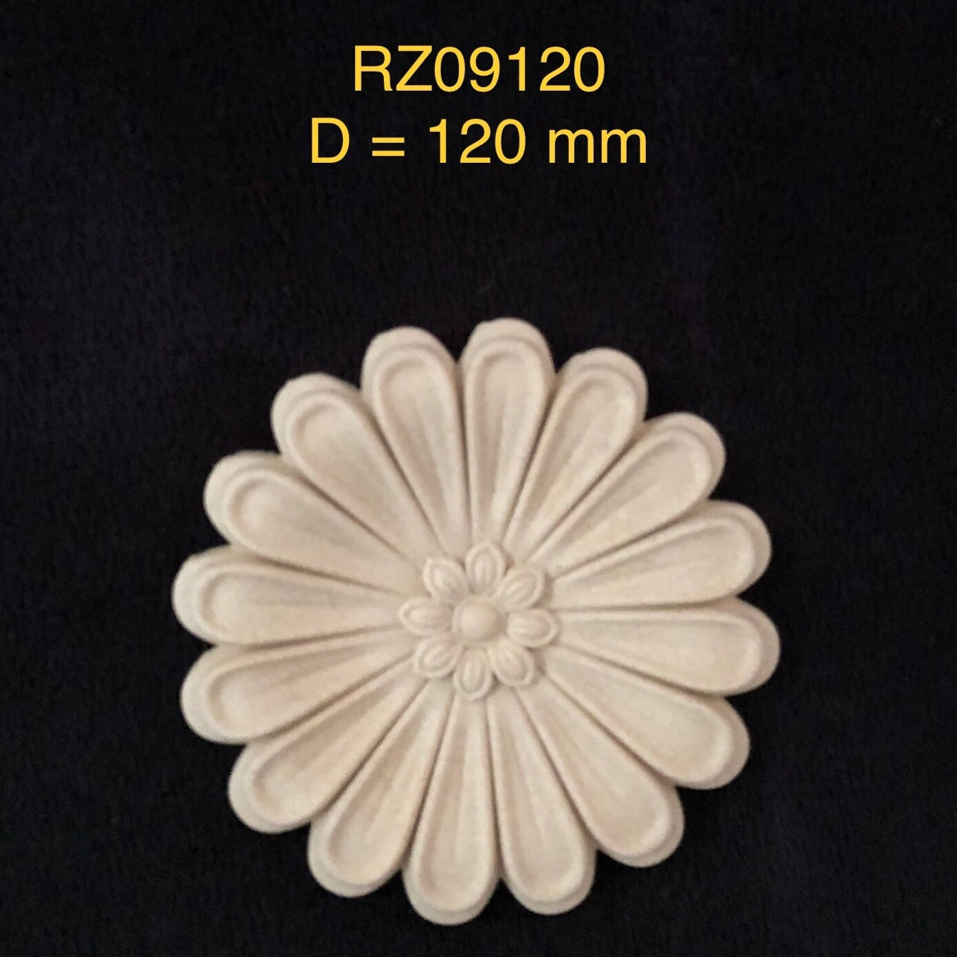 Heat Bendable Wood Pediments From Decocurve - Flower