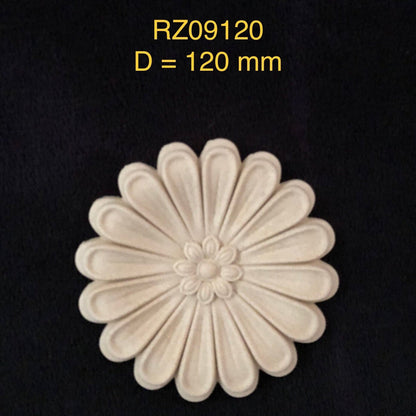 Heat Bendable Wood Pediments From Decocurve - Flower