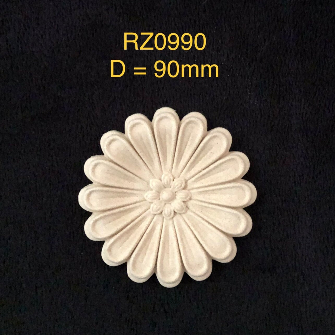 Heat Bendable Wood Pediments From Decocurve - Flower