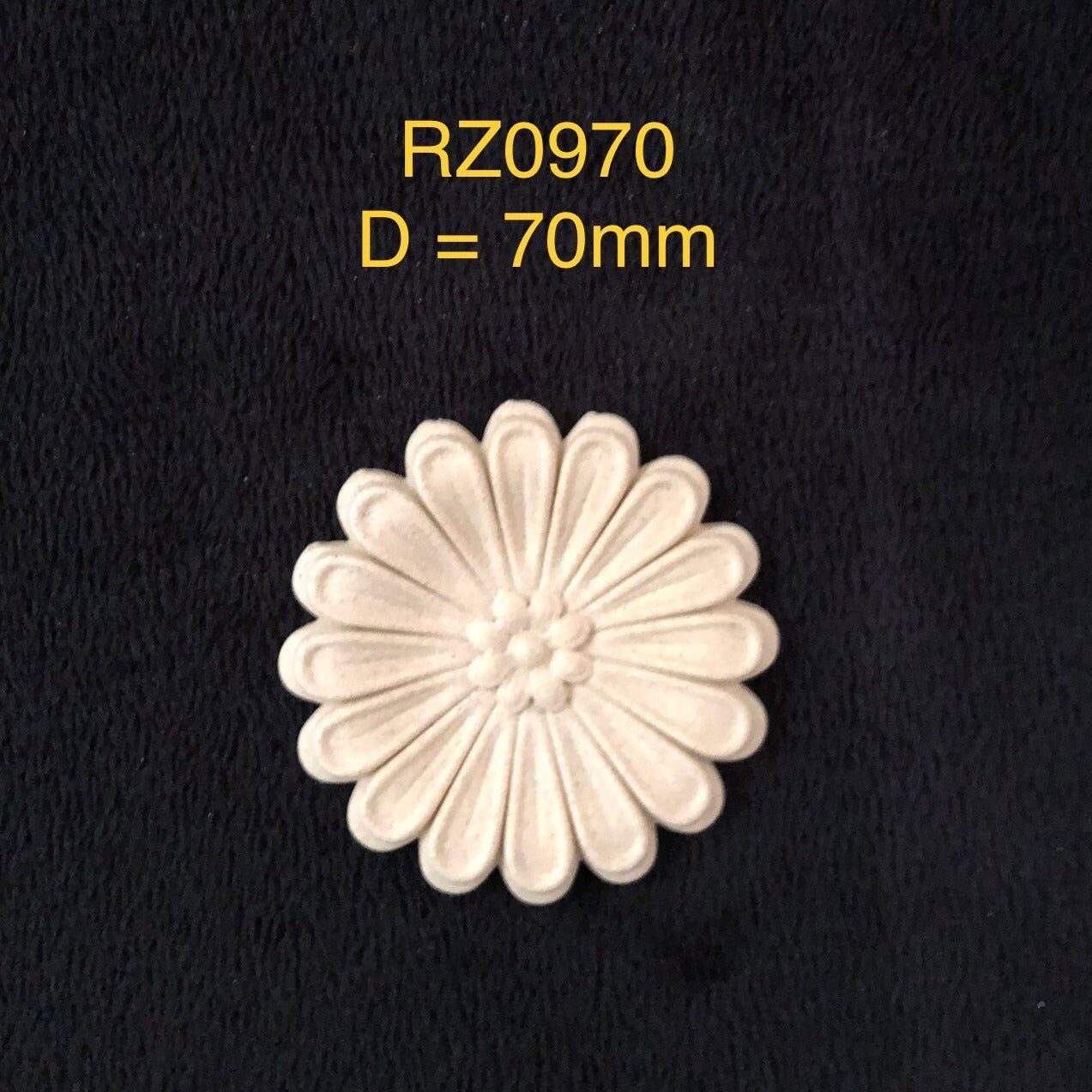 Heat Bendable Wood Pediments From Decocurve - Flower