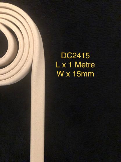 Heat Bendable Wood Trims From Decocurve - 1 Metre DC2415 15mm