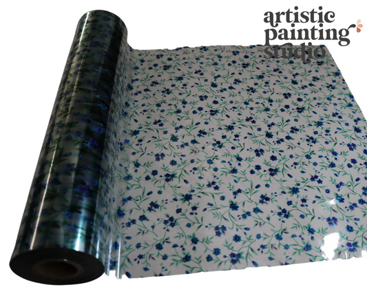 JAYCEE HOLOGRAM (Transparent) - Rub On Metallic Foil by APS - Textile Friendly