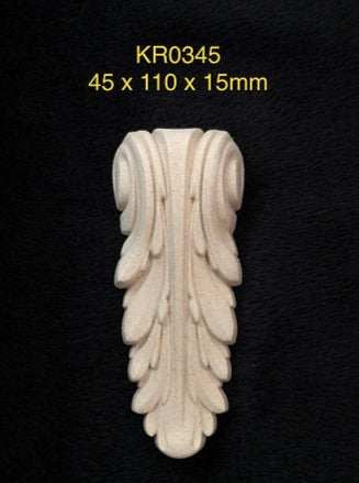 Heat Bendable Wood Corbel From Decocurve - KR0345
