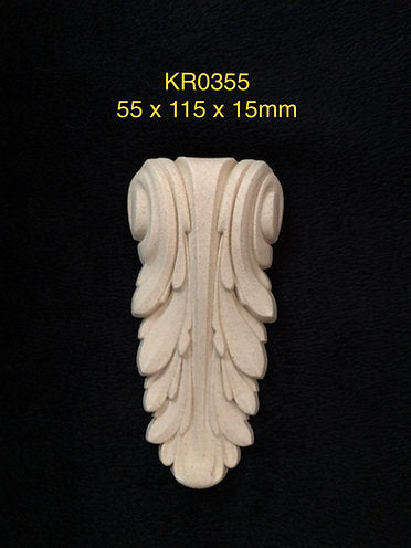 Heat Bendable Wood Corbel From Decocurve - KR0355