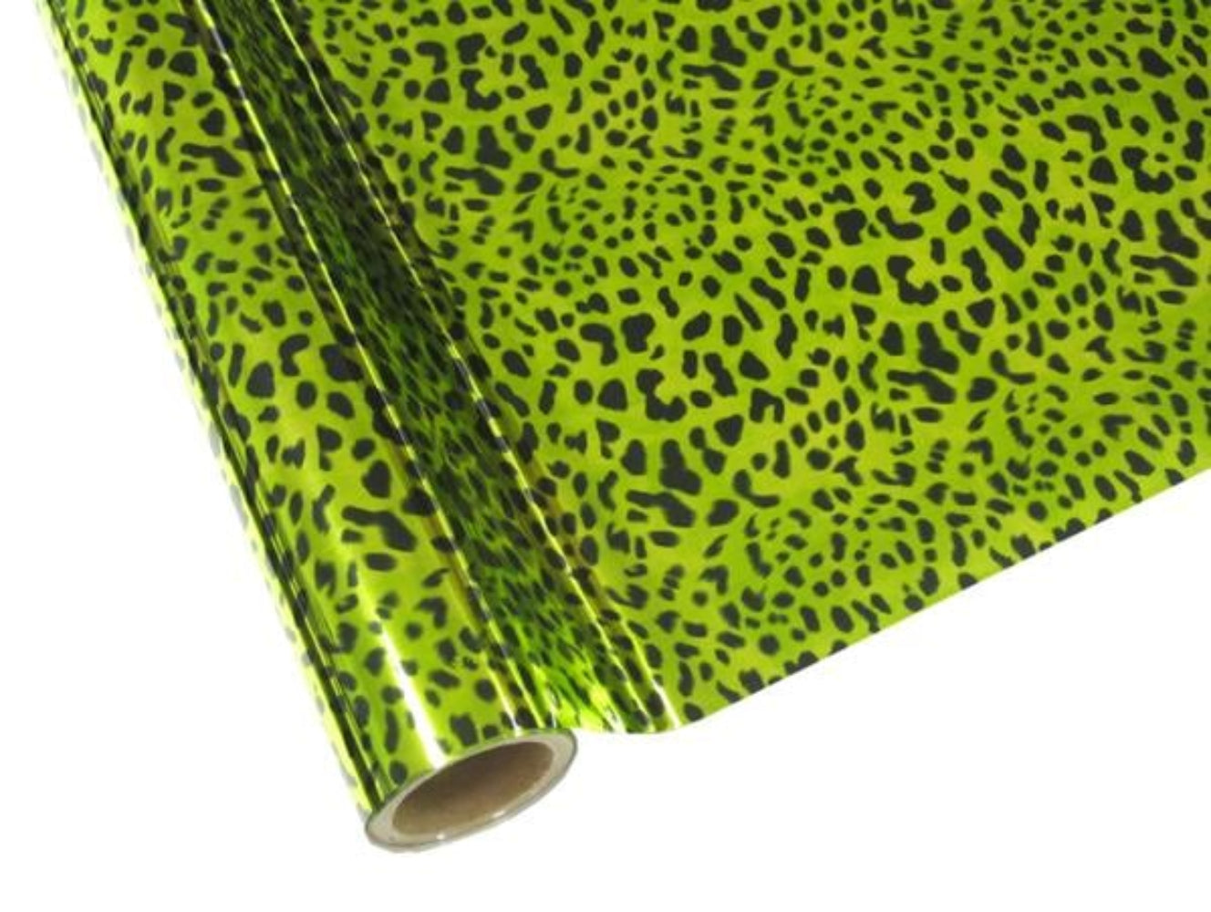 Leopard Green Metallic Foil- Rub On Metallic Foil by APS - Textile Friendly 