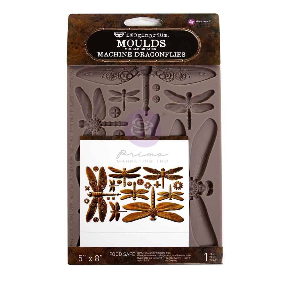 Machine Dragonflies - Decor | Food | Craft Mould  - Re-Design with Prima 8" x 5"