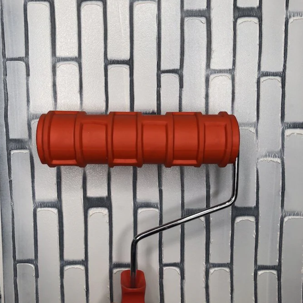 Decorative Texture Paint Roller with Handle - METRO BRICK