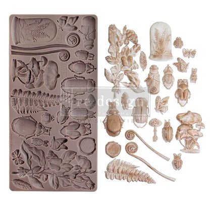 Midnight Muses silicone mould by Redesign with Prima. 5"x10" food-safe for resin, clay, chocolate & crafts. Scrolls & acanthus leaves. UK stockist.