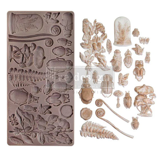 Midnight Muses silicone mould by Redesign with Prima. 5"x10" food-safe for resin, clay, chocolate & crafts. Scrolls & acanthus leaves. UK stockist.