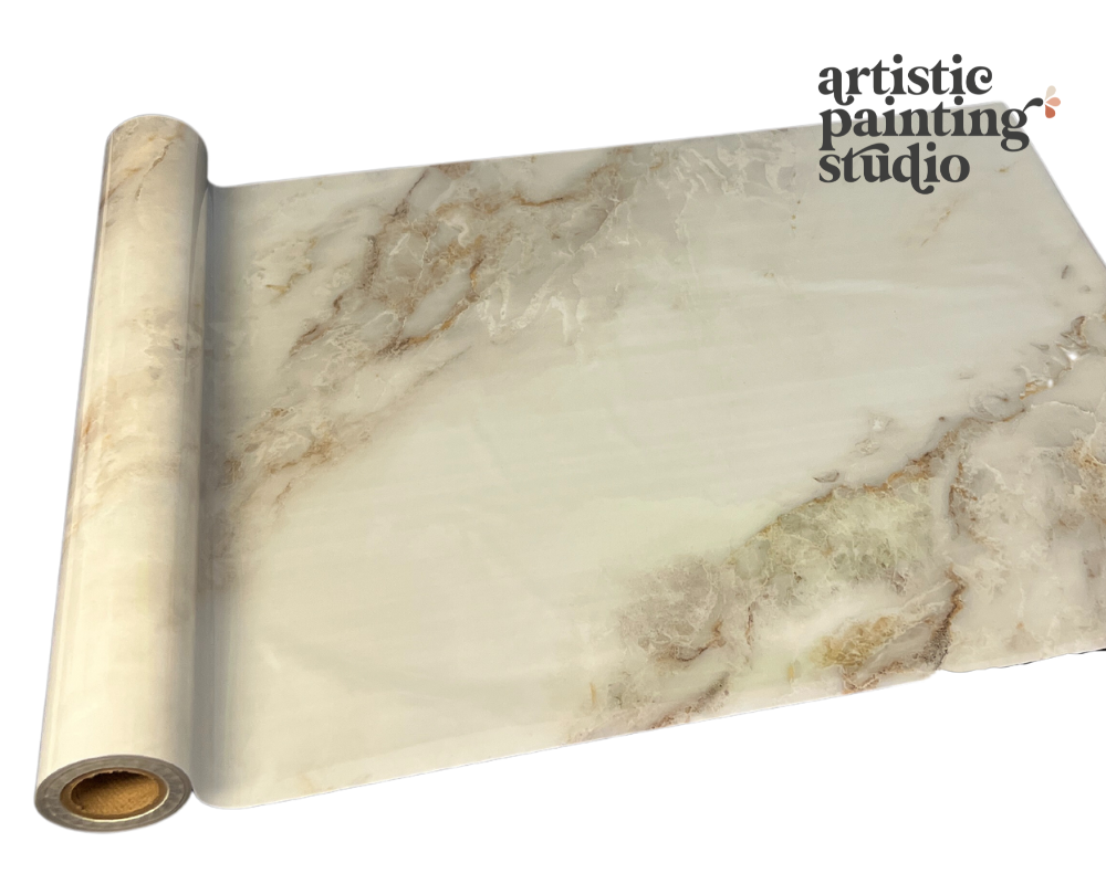 MONTGOMERY MARBLE - Rub On Metallic Foil by APS - Textile Friendly