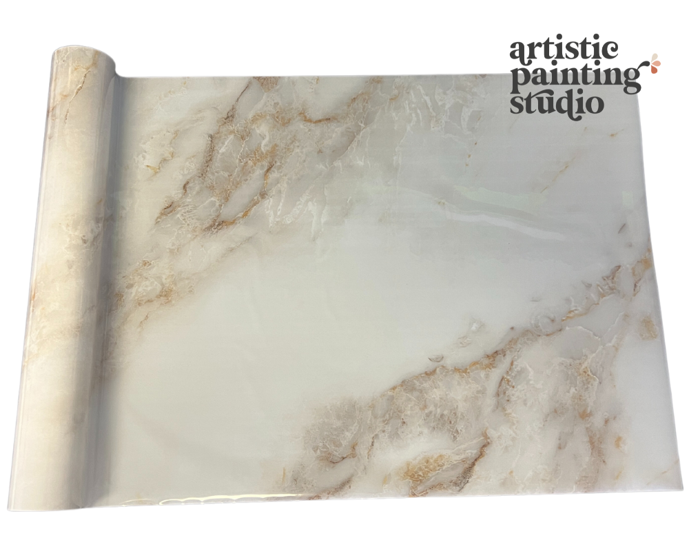 MONTGOMERY MARBLE - Rub On Metallic Foil by APS - Textile Friendly