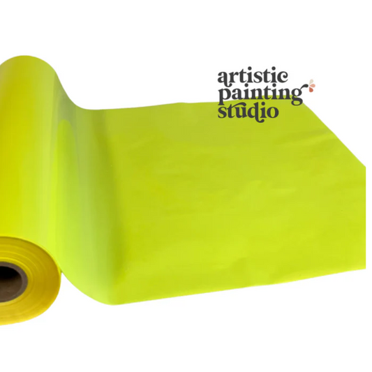 Neon Yellow Foil - Rub On Metallic Foil by APS - Textile Friendly