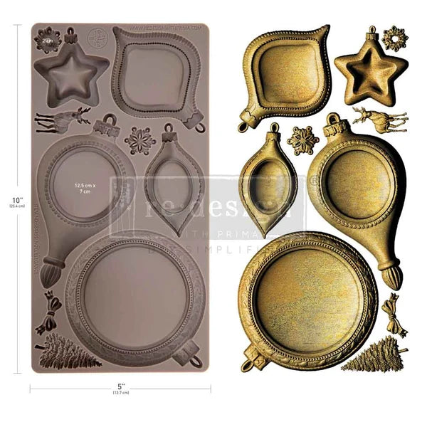 Noel Elegance Silicone Mould - ReDesign with Prima - 5" x 10" extra deep