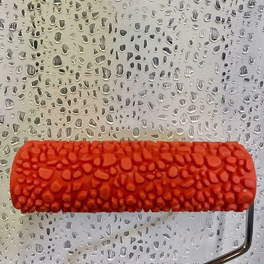 Decorative Art Paint Roller with Handle - OSTRICH SKIN