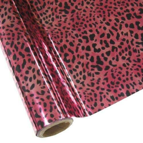 Leopard Pink - Rub On Metallic Foil by APS - Textile Friendly