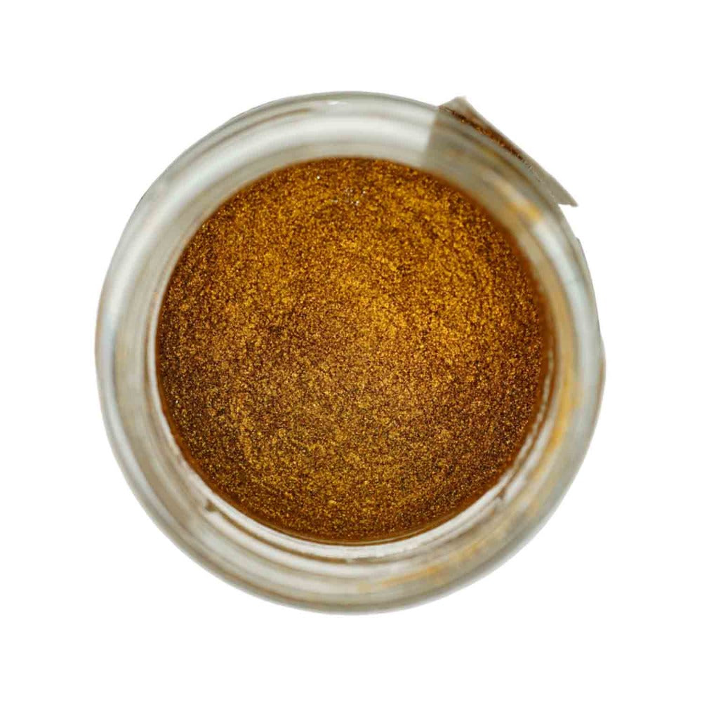 Orange Gold Metallic Pigment - Liquid Metal - 30ml - Posh Chalk