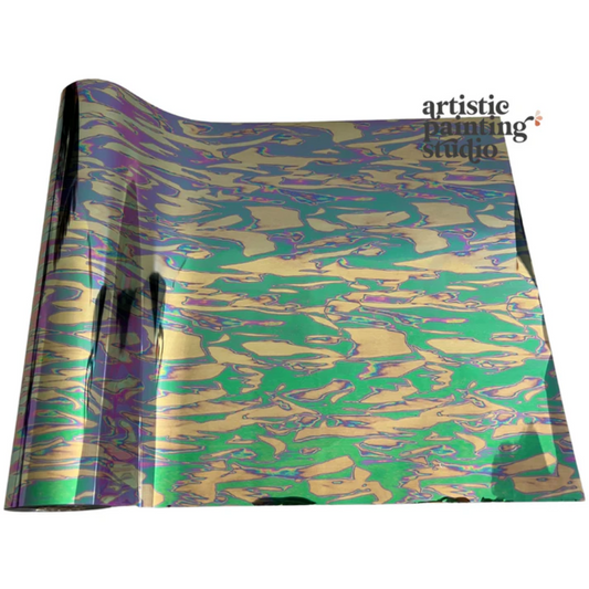 RADIOACTIVE FOIL - Rub On Metallic Foil by APS