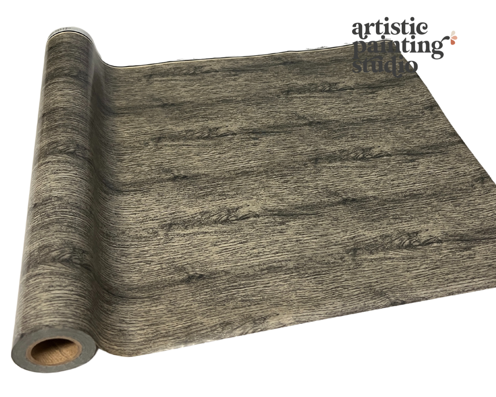 SEBASTIAN WOODGRAIN - Rub On Metallic Foil by APS - Textile Friendly