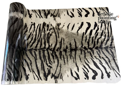Snow Tiger Transparent Foil | Textile Friendly Rub-On Foil | Baillea's Interiors