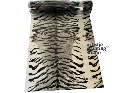 Snow Tiger Transparent Foil | Textile Friendly Rub-On Foil | Baillea's Interiors