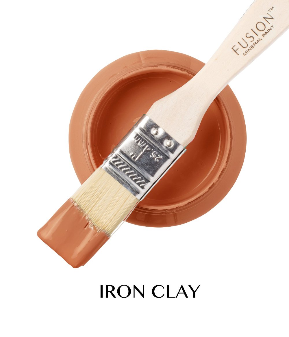 IRON CLAY- Fusion Mineral Paint - 37ml, 500ml