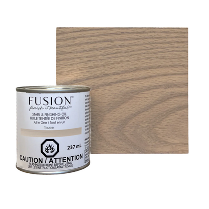 STAIN AND FINISHING OIL - Taupe- All In One - Fusion 237 ml