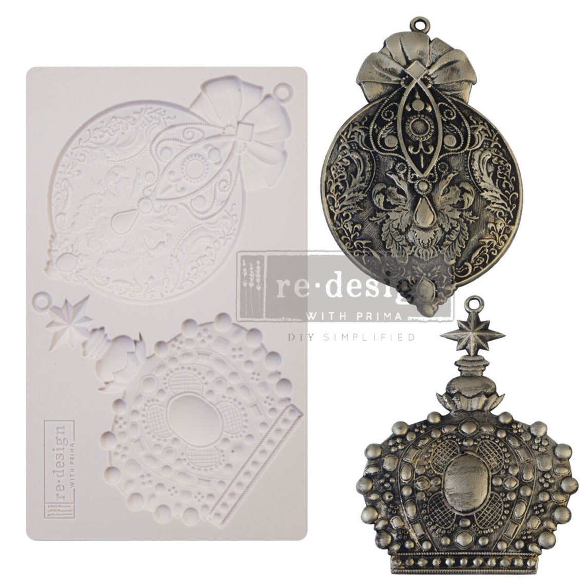 VICTORIAN ADORNMENTS Decor Mould Re-Design with Prima 8" x 5"