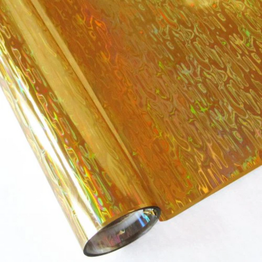 WATERFALL GOLD- Rub On Metallic Foil by APS - Textile Friendly