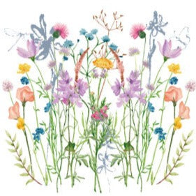 Wild Gardens - 31.5cm x 30cm x 3 Sheets - Hokus Pokus Rub On Decor Transfer Decal