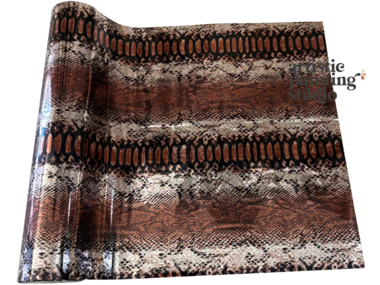 Wilder Snake Skin Metallic Foil - Rub On Metallic Foil by APS - Textile Friendly