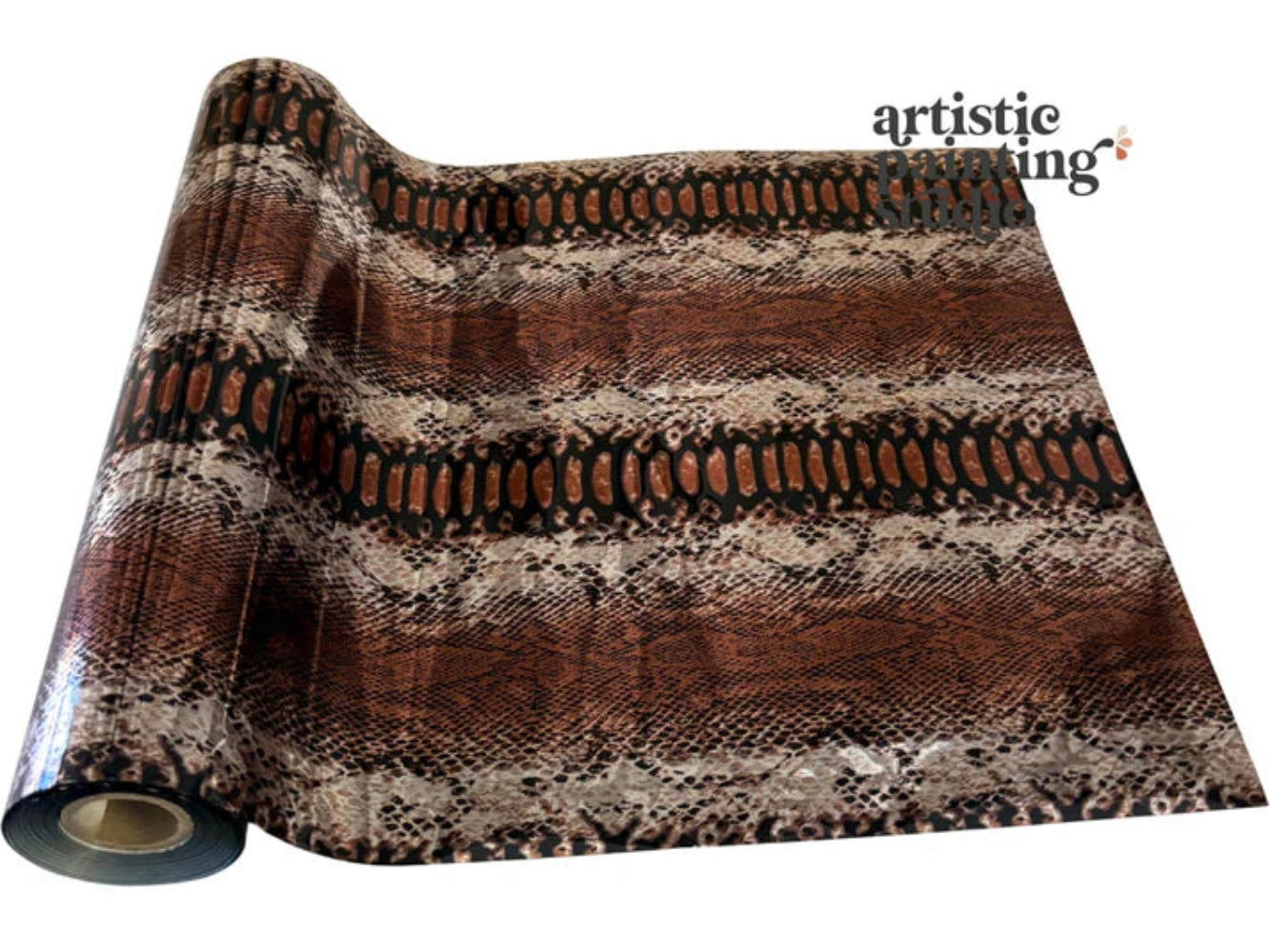 Wilder Snake Skin Metallic Foil - Rub On Metallic Foil by APS - Textile Friendly