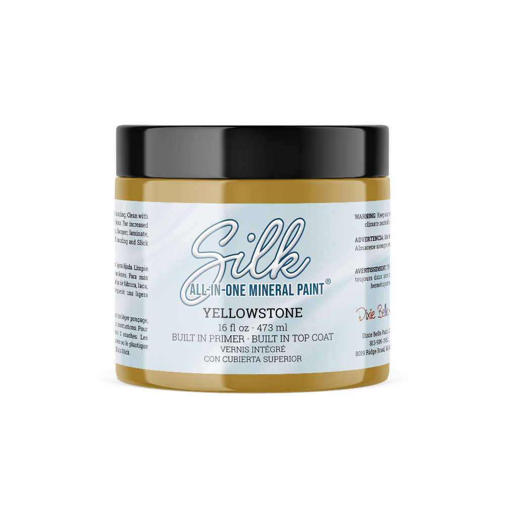 YELLOWSTONE Silk All-In-One Mineral Paint - 118ml  - 473ml Dixie Belle Paint