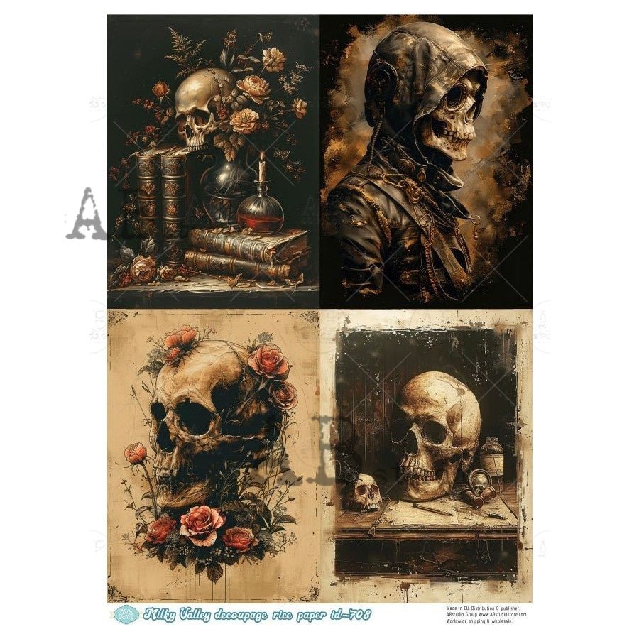 A4 Rice Decoupage Paper 708 for Craft | Scrapbooking | Decor - Decoupage - Baillea's Interiors -