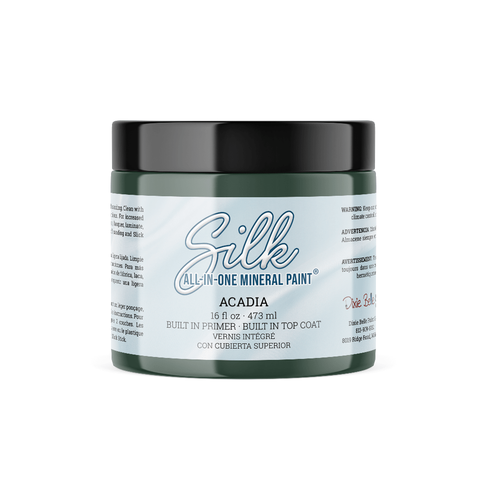 ACADIA Silk All-In-One Mineral Paint - 118ml - 473ml Dixie Belle Paint - Paint - All In One - Baillea's Interiors -