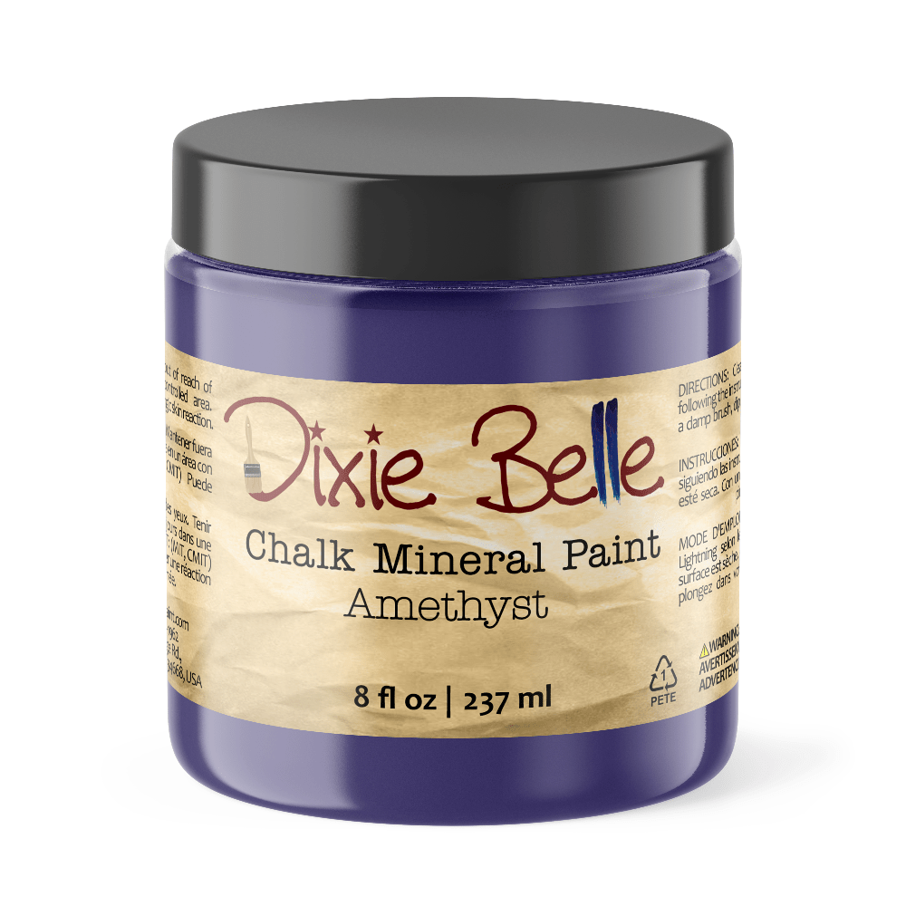 AMETHYST - Dixie Belle - Deep Purple Mineral Chalk Paint - 118ml - 236ml - 473ml - 946ml - Paint - Chalk and Mineral - Baillea's Interiors -