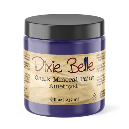 AMETHYST - Dixie Belle - Deep Purple Mineral Chalk Paint - 118ml - 236ml - 473ml - 946ml - Paint - Chalk and Mineral - Baillea's Interiors -