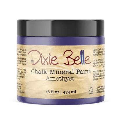 AMETHYST - Dixie Belle - Deep Purple Mineral Chalk Paint - 118ml - 236ml - 473ml - 946ml - Paint - Chalk and Mineral - Baillea's Interiors -