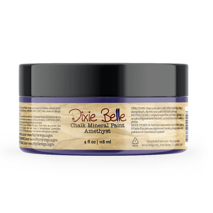 AMETHYST - Dixie Belle - Deep Purple Mineral Chalk Paint - 118ml - 236ml - 473ml - 946ml - Paint - Chalk and Mineral - Baillea's Interiors -