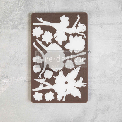Angelic Twirl Decor Mould Re-Design with Prima 8" x 5" - Moulds - Baillea's Interiors -