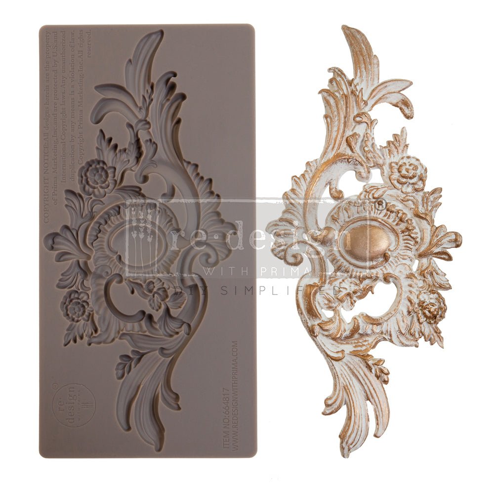 ANNETTE - Decor Mould Re-Design with Prima 4" x 8" - Moulds - Baillea's Interiors -