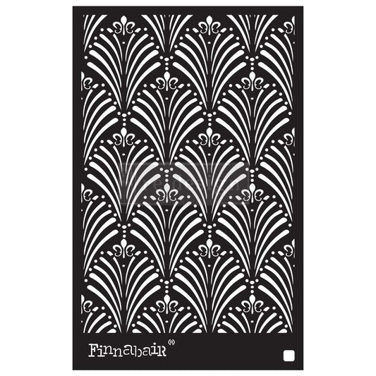 ART DECO WALL Stencil 16.5cm x 28cm - Finnabair - Stencil - Baillea's Interiors -