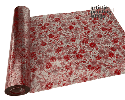 AYVA FLOWERS - Rub On Metallic Foil by APS (semi transparent) - Textile Friendly - Foils - Baillea's Interiors -