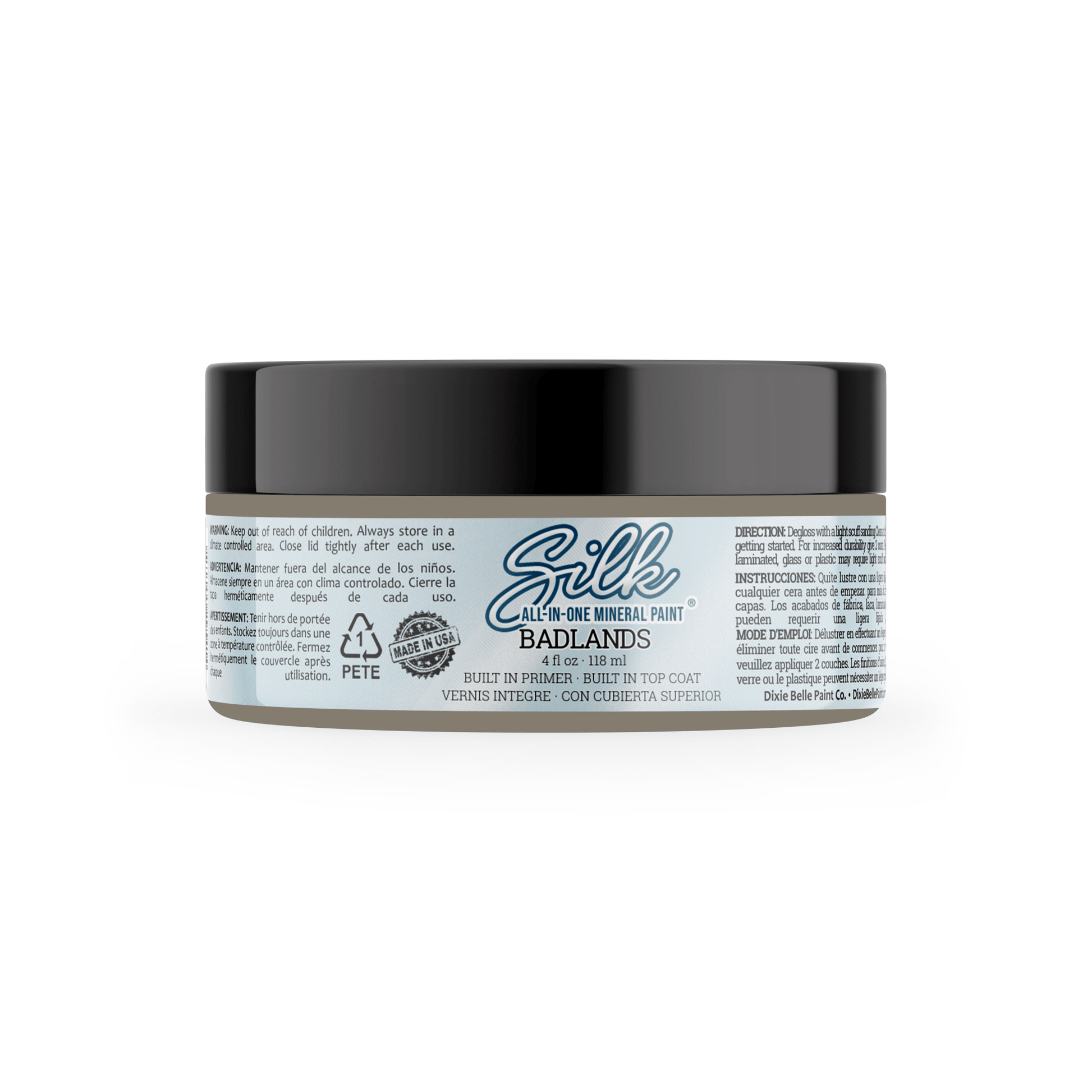 Badlands - Silk All-In-One Mineral Paint - 118ml /473ml - Dixie Belle Paint - Paint - All In One - Baillea's Interiors -
