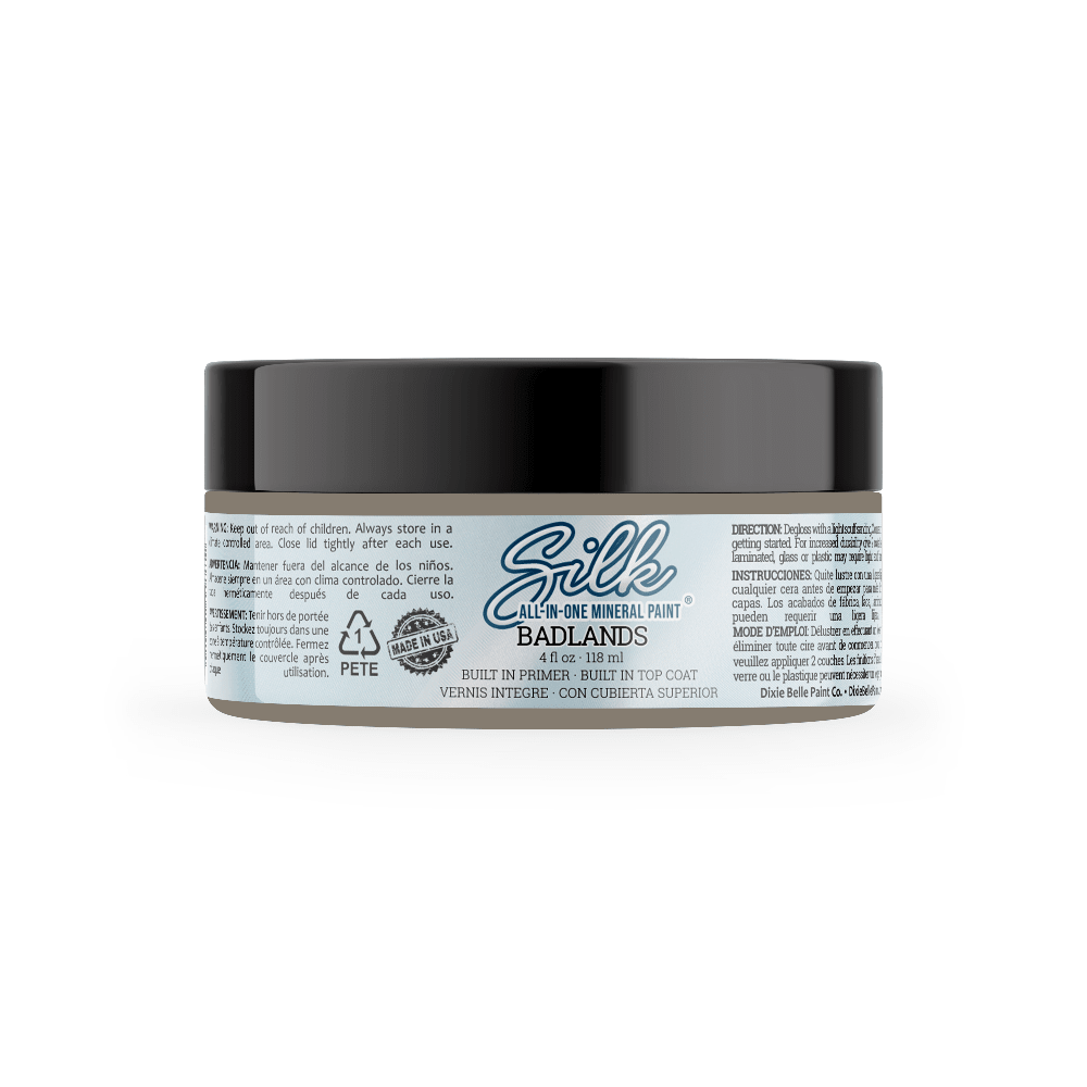 BADLANDS Silk All-In-One Mineral Paint - 118ml - 473ml Dixie Belle Paint - Paint - All In One - Baillea's Interiors -