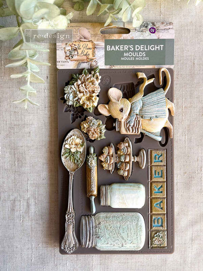 BAKERS DELIGHT Decor | Food | Craft Mould Re-Design with Prima 8" x 5" - Moulds - Baillea's Interiors -