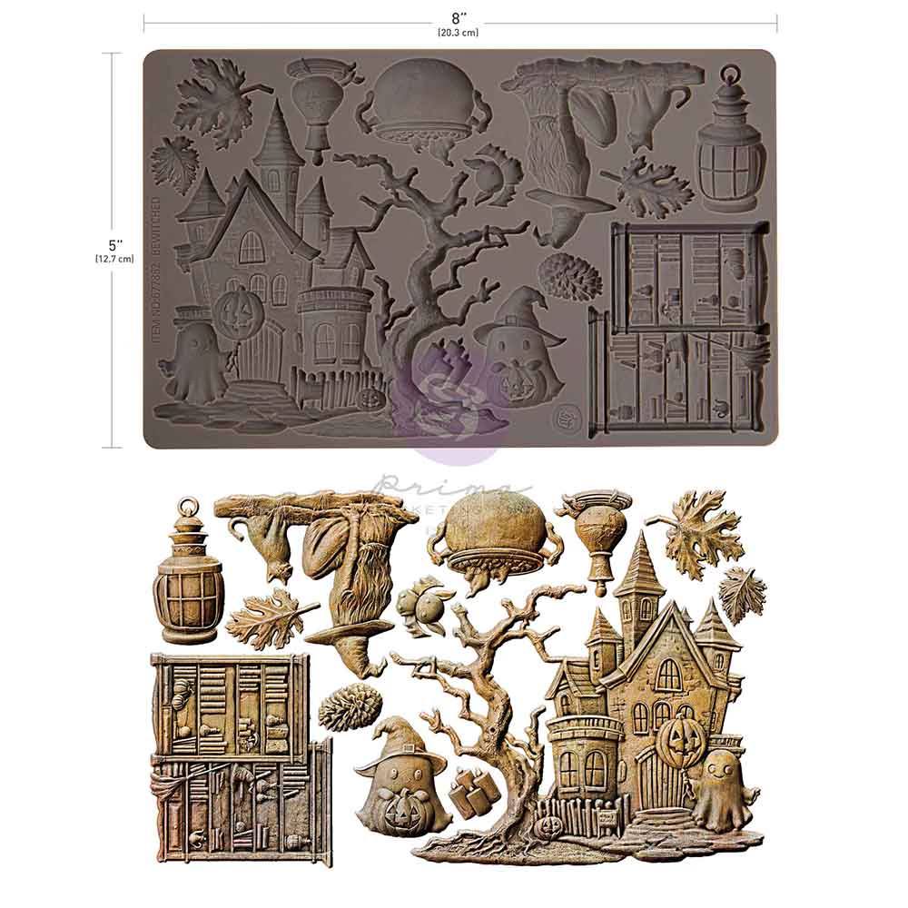 Bewitched Mould - Decor | Food | Craft Mould - Re-Design with Prima 8" x 5" - Moulds - Baillea's Interiors -