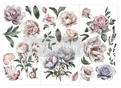 Blossom Breeze - 3 sheets - 15cm x 30cm each - Redesign Decor Transfer Decal - Furniture Transfer - Baillea's Interiors -